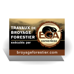 Affiche de coroplast pour EGA Entreprise