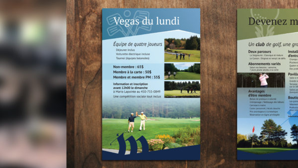 Golf Montcalm Affiche Vegas