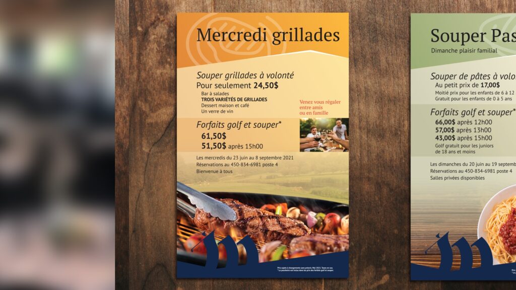 Golf Montcalm Affiche grillades