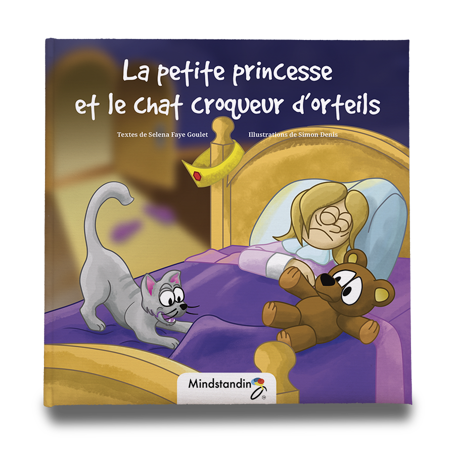 Illustrations vectorielles du chat croqueur d'orteil