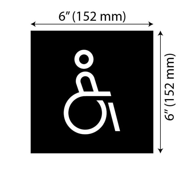 Visuel de toilette handicapée sur fond noir