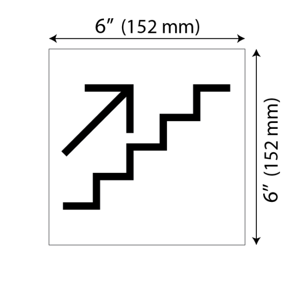 Mesure plaque escalier montante moderne blanche